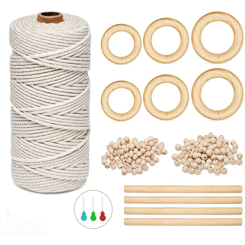 DIY ручной работы настенный гобелен богемский тканый спиральный макраме кисточка