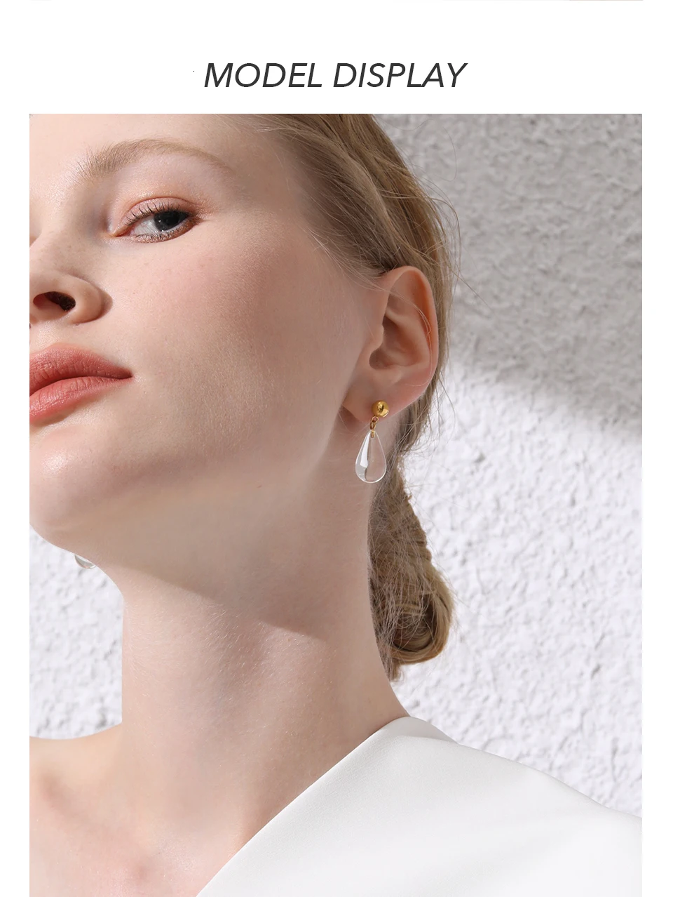 ENFASHION капли воды форма Кристалл Висячие серьги для женщин милые геометрические висячие серьги, ювелирные изделия Kolczyki EC191064