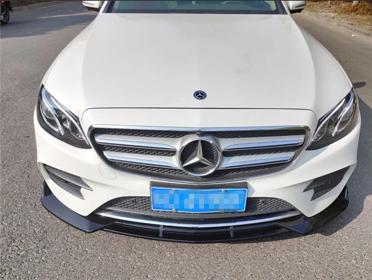 Для Mercedes Benz W213 E300 E200 2016 2019 передний бампер диффузор протектор комплект для