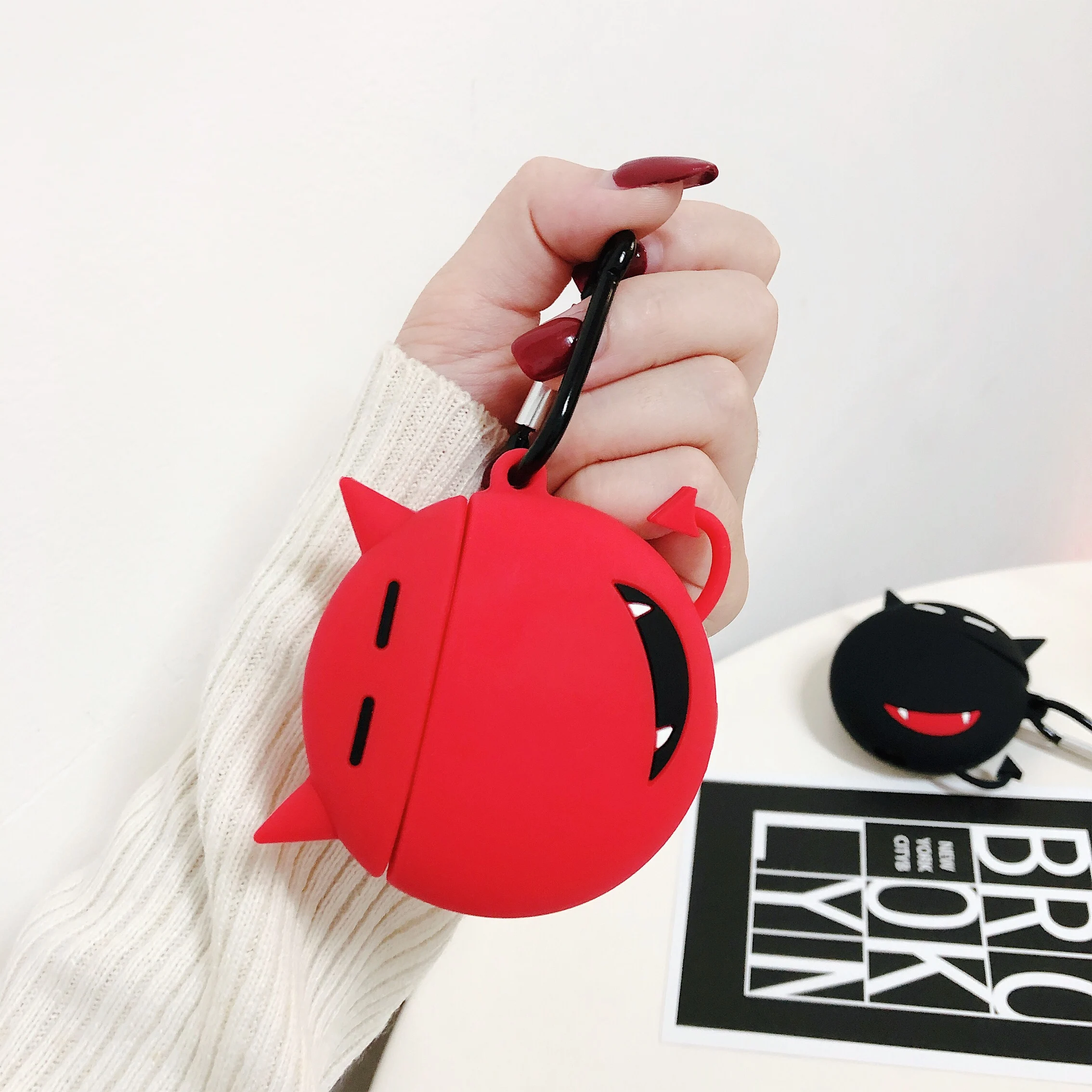 Милый мультяшный чехол для Apple Airpods 1 2 Беспроводная Bluetooth гарнитура силиконовый