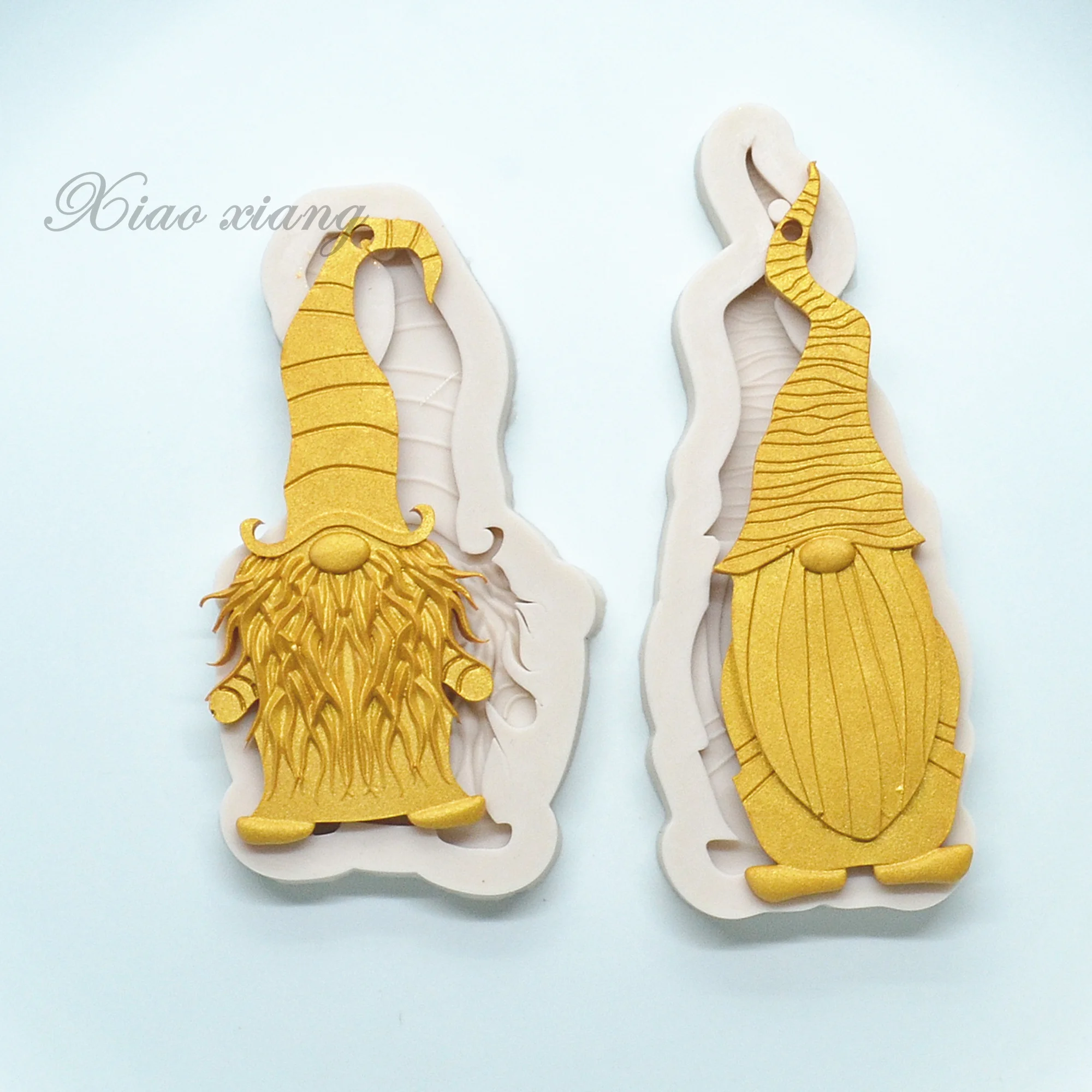 2 шт. Санта голова силиконовая форма инструменты для украшения Рождественского