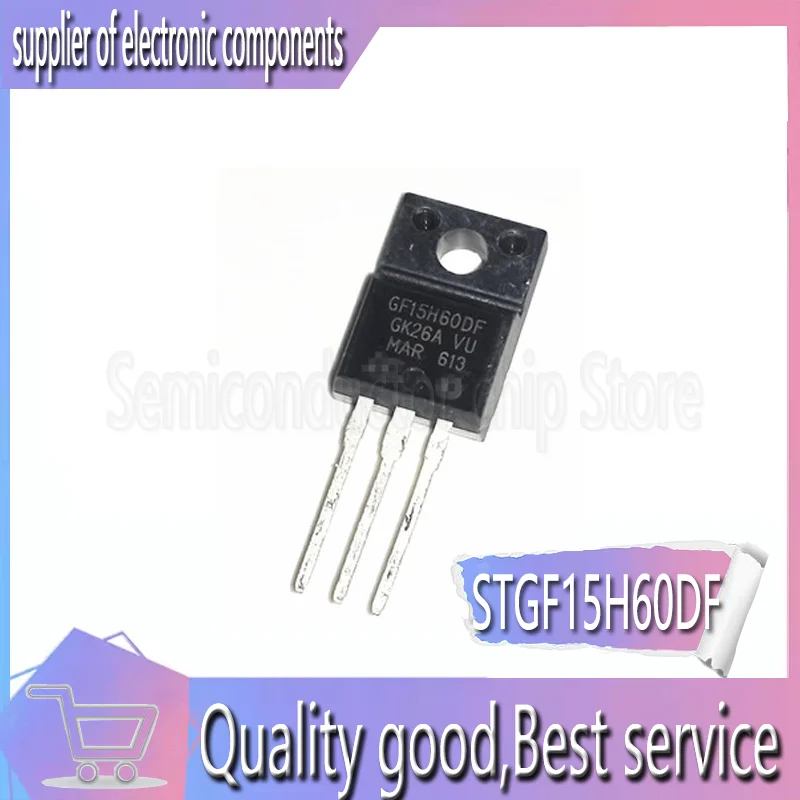 

10 шт./лот GF15H60DF STGF15H60DF, новый стоковый телефон, 600 В, 15 А