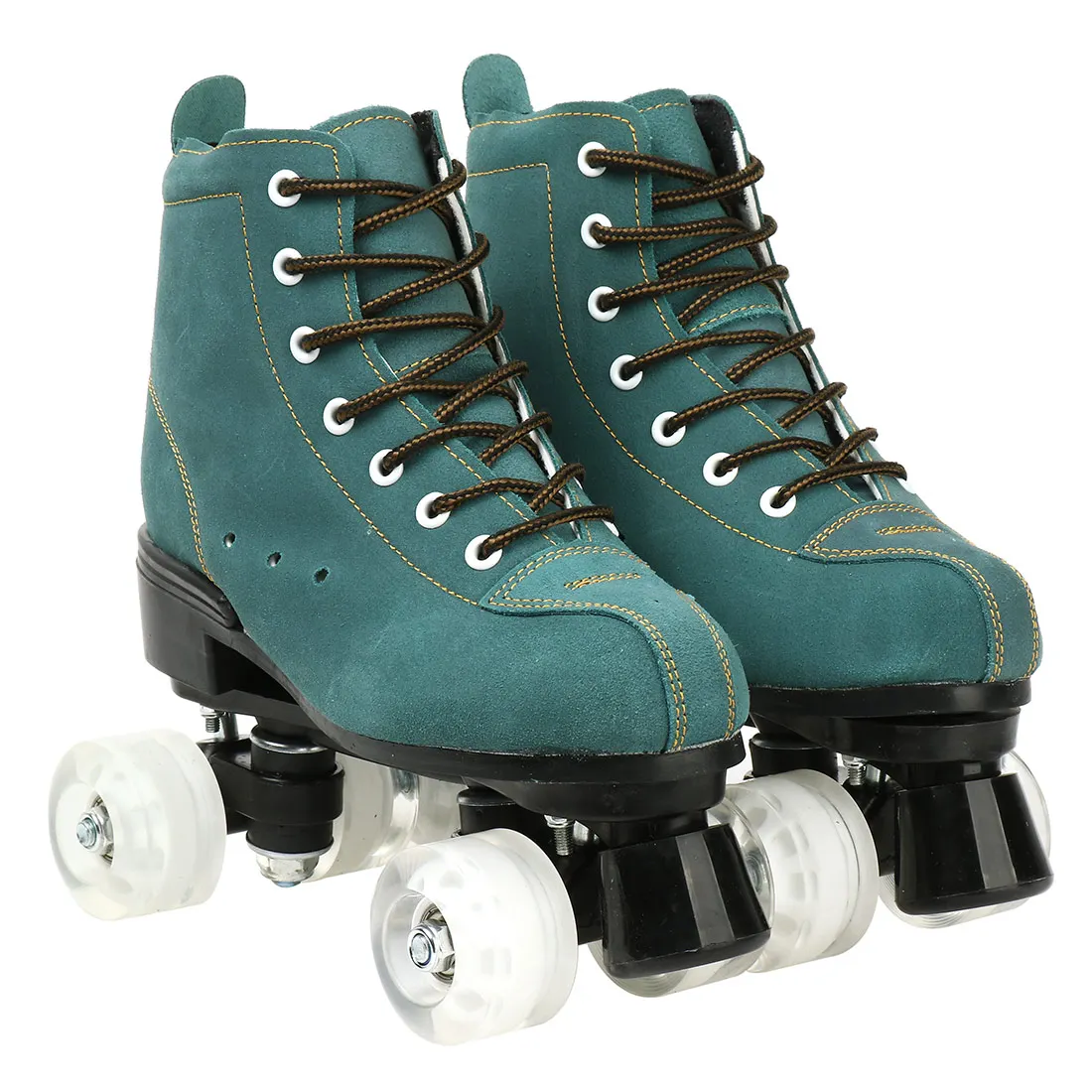 Красные черные роликовые коньки из воловьей кожи флэш памяти диски обувь двойная