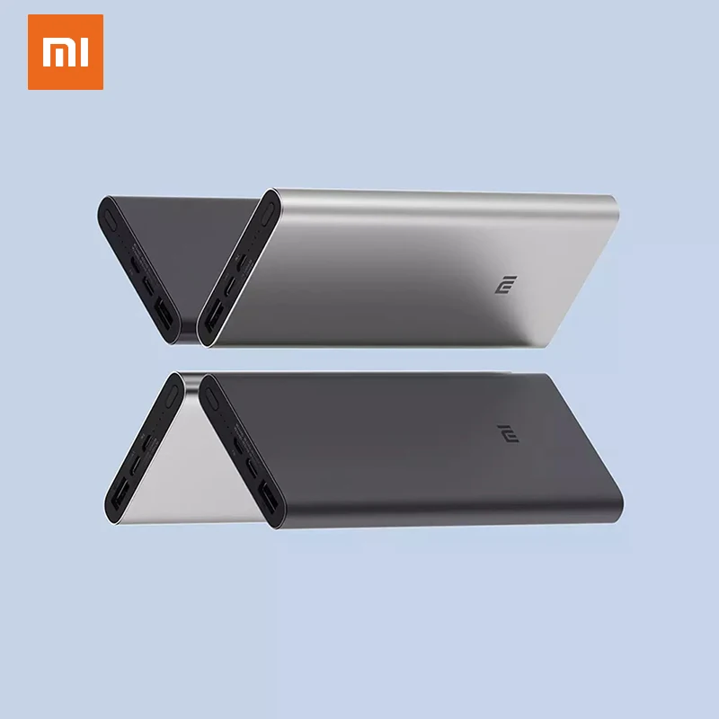Xiaomi Powerbank USB C Carregador Portatil Power Bank 10000 мАч двухстороннее быстрое зарядное устройство