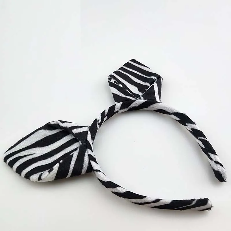 

Cartoon Animal Zebra Ear Headband For Children Adult Birthday Party Cosplay Costume Headwear Props Baby Halloween Christmas