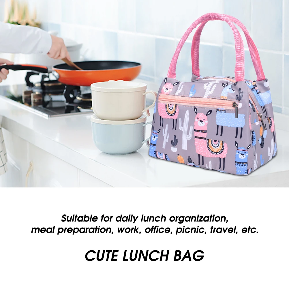Термальность сумка для обеда Для женщин Еда свежий ланча напиток пикника