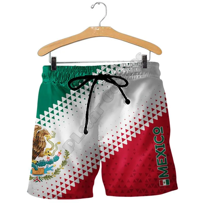 

PLstar Cosmos New summer Fashion Shorts Mexico 3D Printed Male/Female streetwear Casual Cool Shorts 02