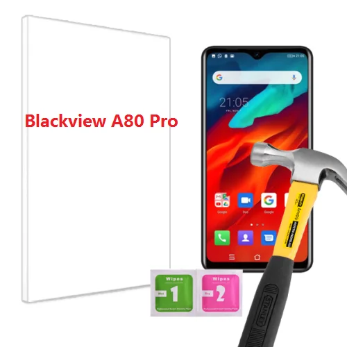 

For Blackview A80 Pro Glass Anti-Scratch Screen Protective Tempered Glass for Blackview A80Pro Screen Protector Cover Film