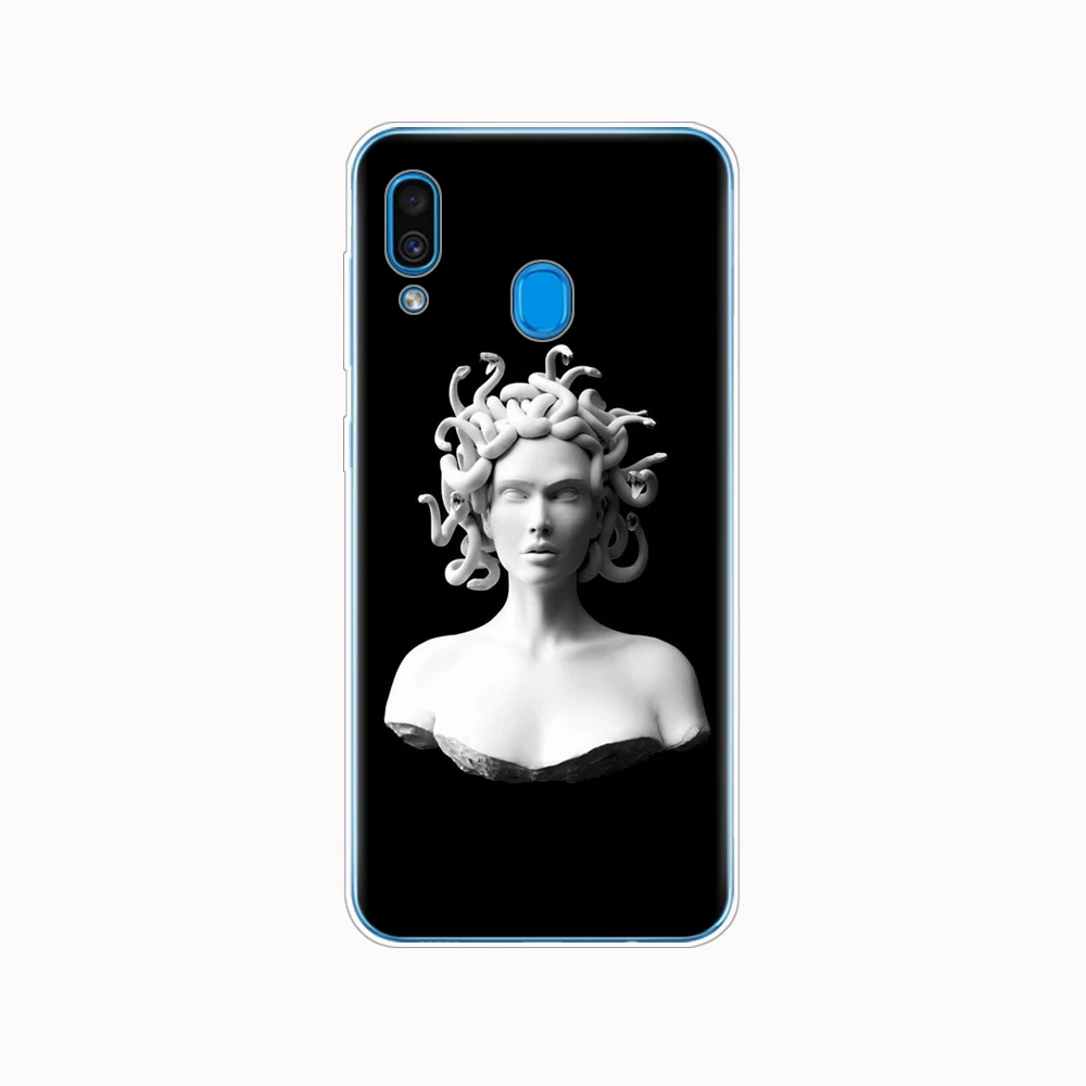 34720 Для samsung Galaxy A30 Чехол-Бумажник для телефона из силикона и ТПУ на samsung Galaxy A30 30 SM-A305F A305F A305 мягкий TPU бампер черный - Цвет: 34720
