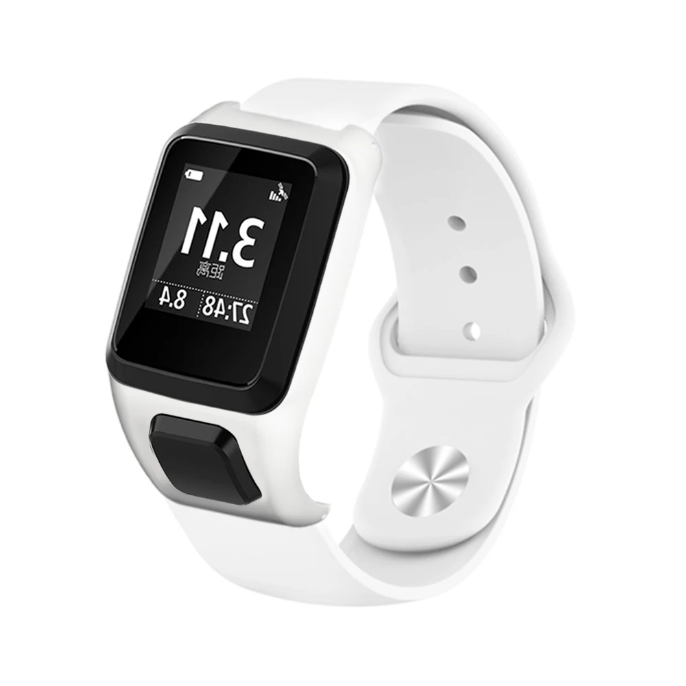 Для TOMTOM Runner3/2 Adventurer ремешок на запястье мягкий силиконовый браслет Смарт-часы с