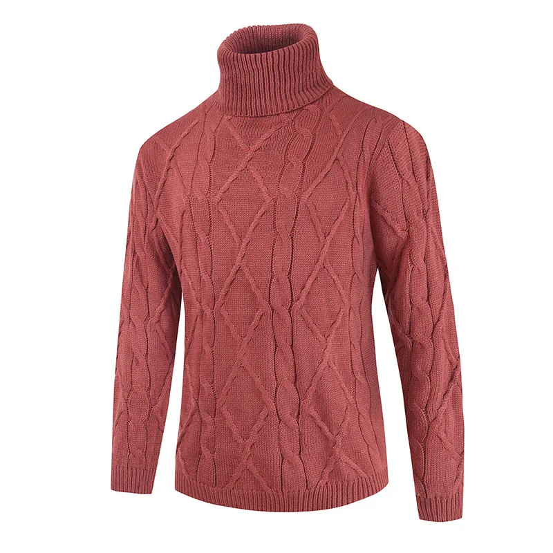 

ZOGAA 2021 New High Quality Winter Men Thickened Cashmere Turtleneck Casual Computer Knitted Pullovers Sweater Plus Size M-4XL