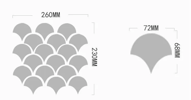 Горячая Ретро Рыба весы керамическая мозаика плитка кухня backsplash ванна бассейн