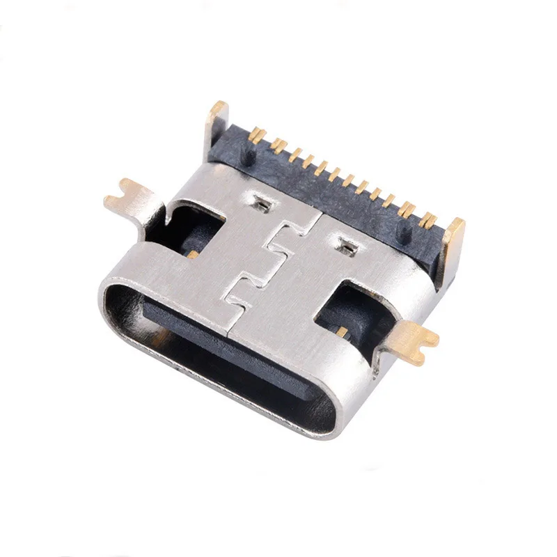 10 шт./лот USB 3 1 Type C для размещения SMD DIP разъемом Тип 16Pin SMT разъем печатных плат