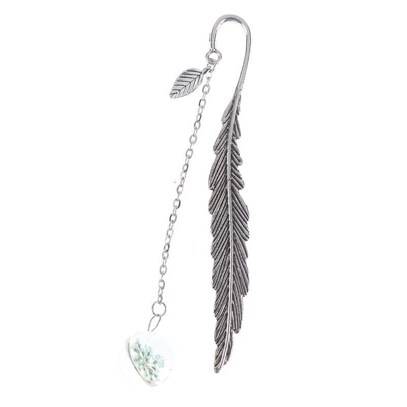 Креативные образцы цветов Закладка подвеска металлическая книжка отметка