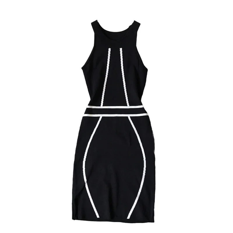 2021 новые летние трикотажные женские платья с рукавами для ночного клуба