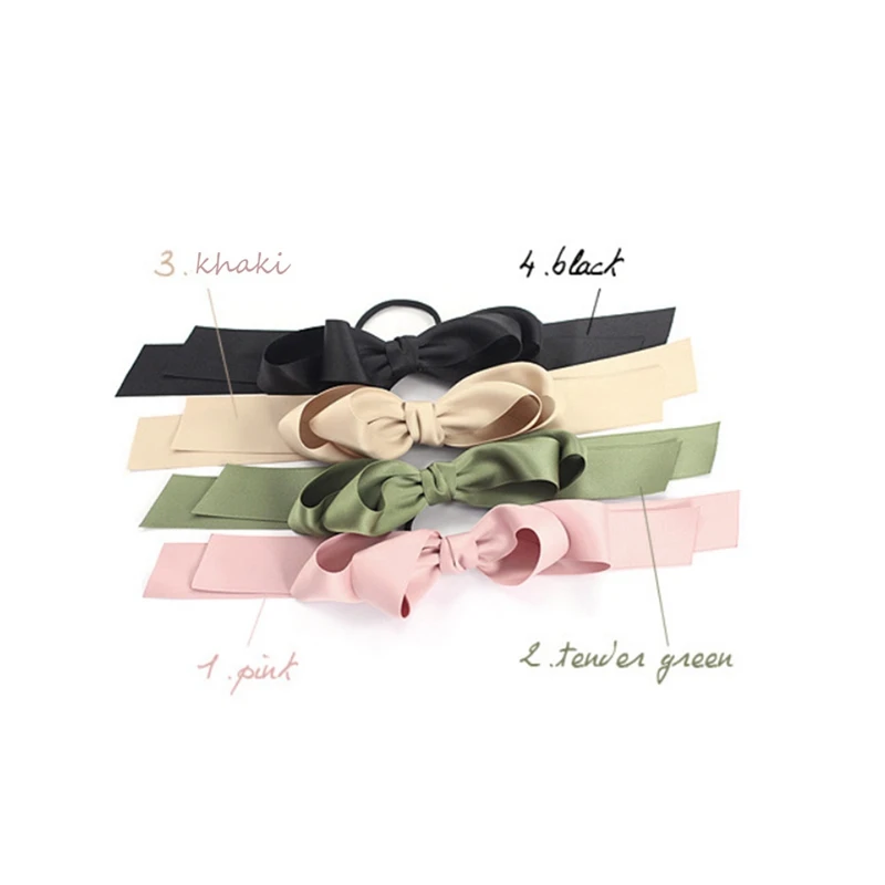 Модная женская повязка для волос разноцветная резинка держатель конского хвоста