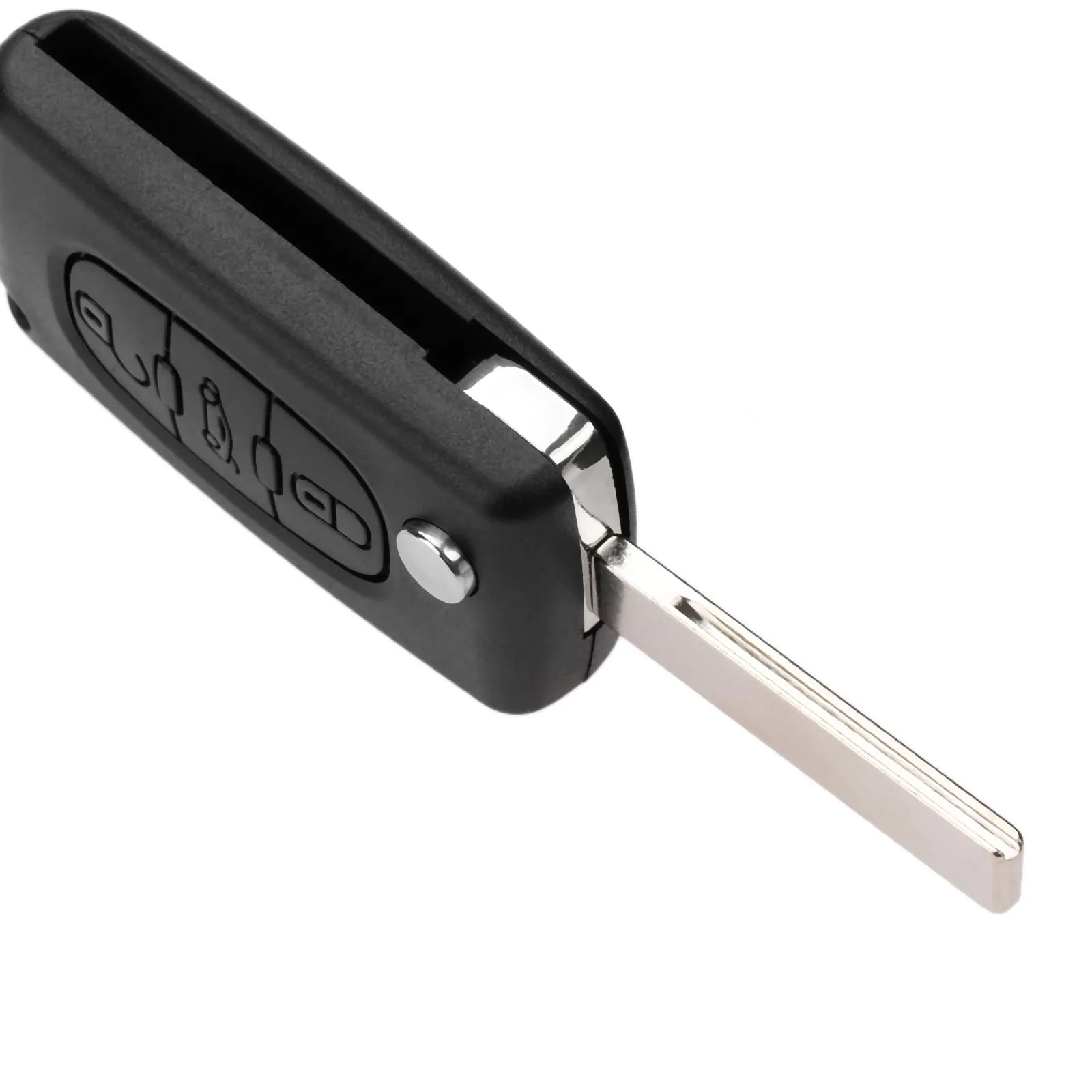 Yetaha для Peugeot citroen дистанционный ключ 3 кнопки 433 МГц PCF7941 чип HU83 Uncut Blade CE0523