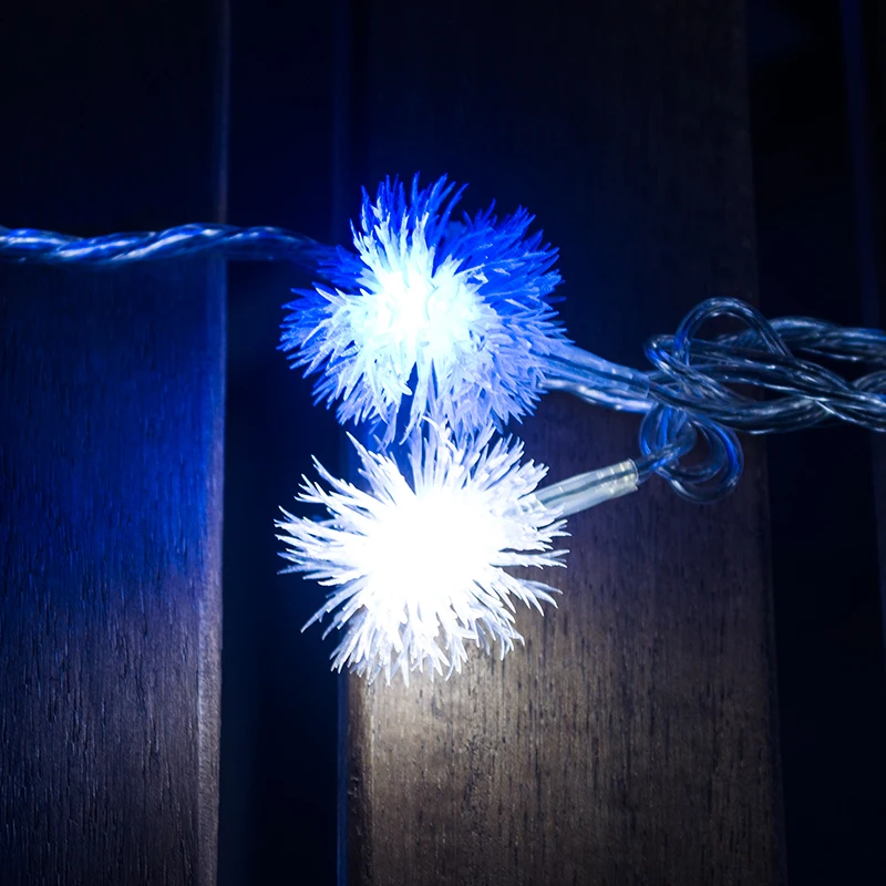 Toprex 10m xmas snowball lights string chrsitmas outdoor party decoration garland light decor | Lighting Strings