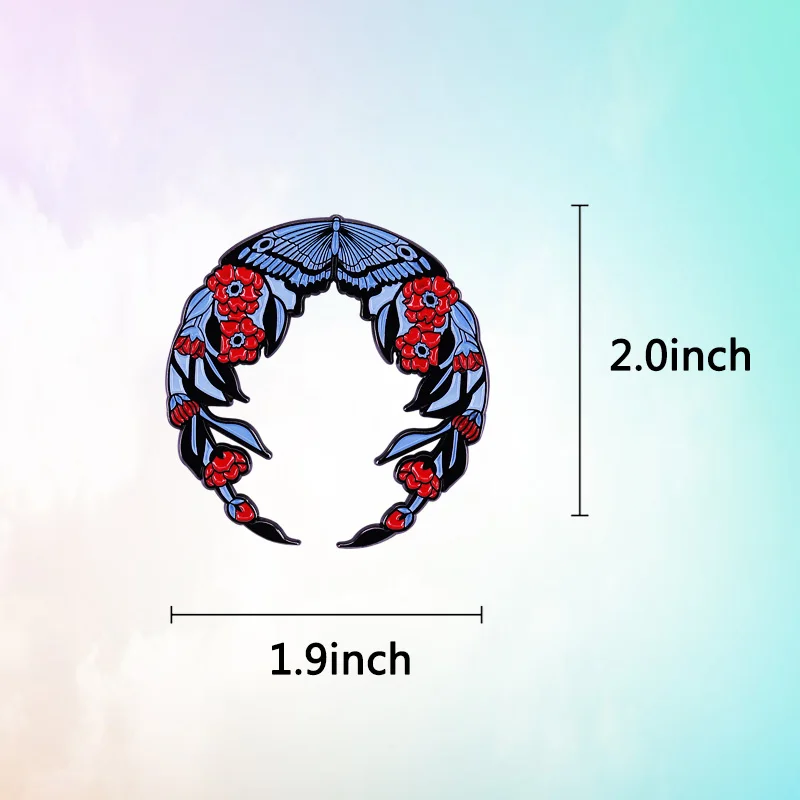 Бейдж с изображением цветов бабочек венков вы чувствуете что весна