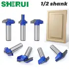 1 pc 12 Shank Woodworking Door Frame Router Bits for wood carbide lassical door cabinet bits Engraving Milling Cutte