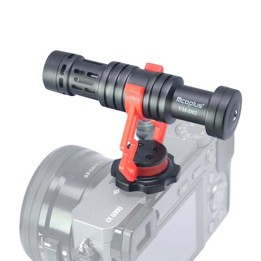Mcoplus VM-D02 Camera Video Microphone for Xiaomi Huawei iPhone Android Mobile phone Canon Nikon Sony Camcorder and | Электроника