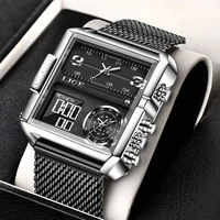 2021 lige sports watches men top luxury brand waterproof wristwatch men quartz analog military digital watches relogio masculino