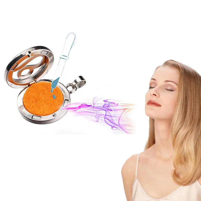 Модный хип хоп человек лицо ожерелье аромат диффузор медальон Кулон женщина