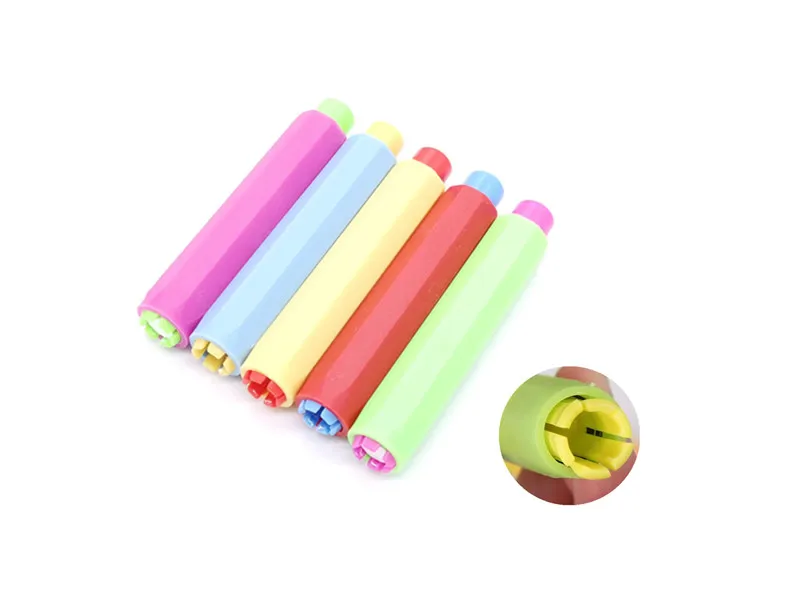 5 шт. новые грязные руки обучение пластиковый Мел для покрытия офисного учитель