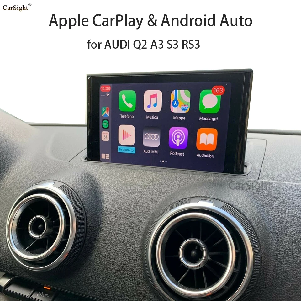 Автомобильный мультимедийный плеер CarPlay Box для AUDI Q7 Q5 Q2 A3 оригинальная