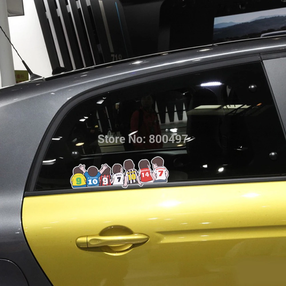 Автомобильная наклейка автомобильные Чехлы комбинация звезд футбольного матча