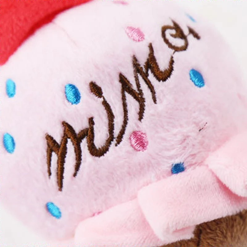 Горячая продажа игрушки пищащие для собак в форме мороженого щенков кошек