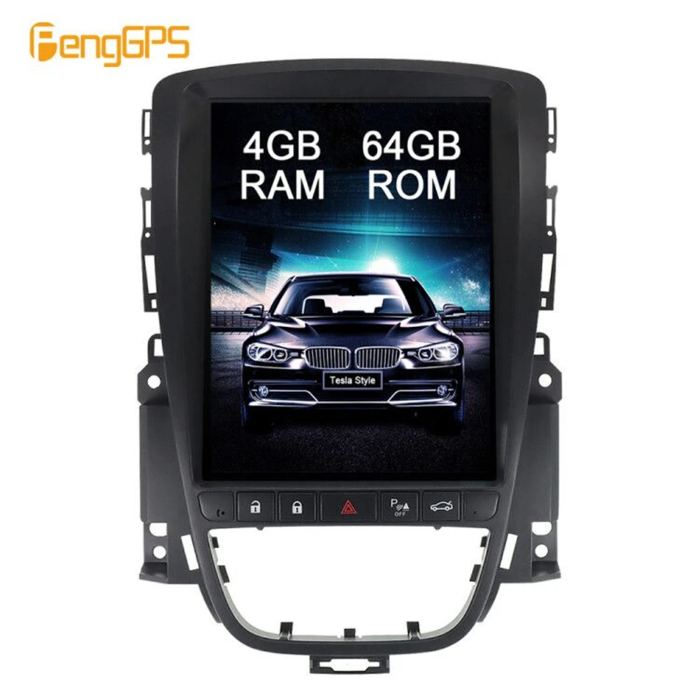 Android 8,1 gps-навигация, dvd-плеер для Opel Vauxhall Holden Astra J/Buick Excelle 2010-2013 Tesla радио 10,4 дюймов HD головное устройство