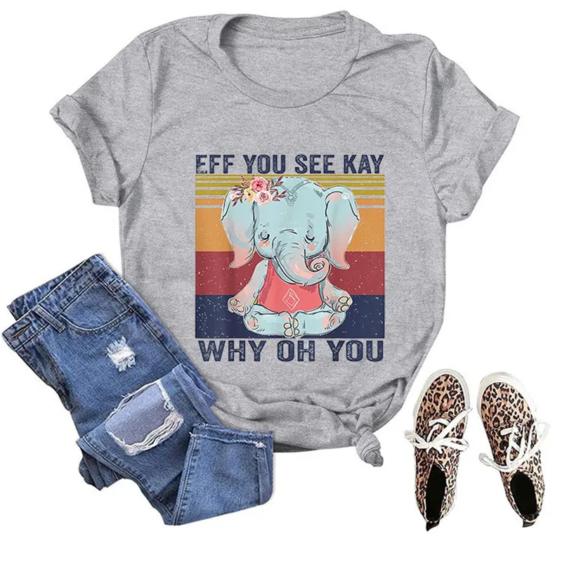 Женская футболка с коротким рукавом и круглым вырезом свободного кроя