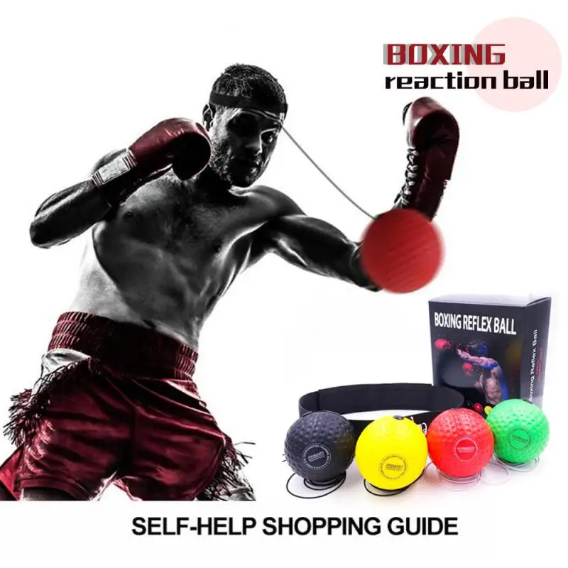 

Boxing Reflex Speed Punch Ball Head Band Fighting Speed Training Punch Ball Muay Tai MMA Exercise Equipment Accessories