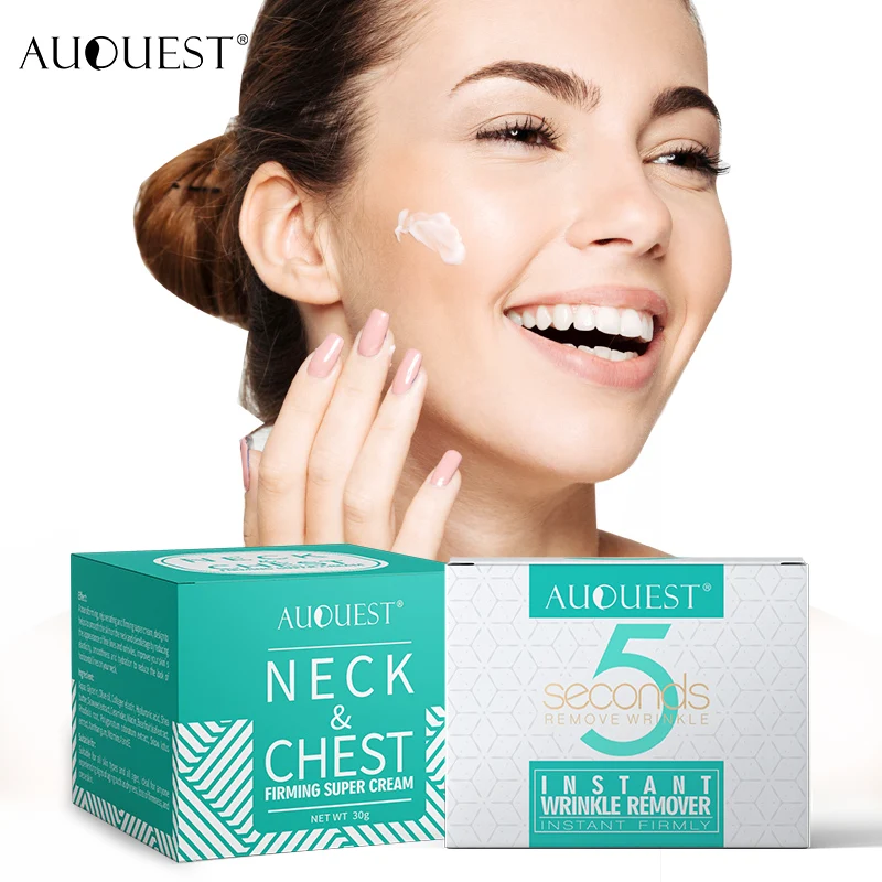 

AuQuest 5 Seconds Wrinkle Remover Face & Neck Firming Cream Skin Lifting Wrinkle Removal Cream Woman Beauty Face Cream Skin Care