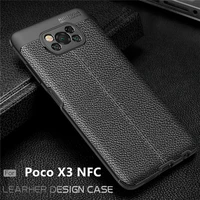 for cover poco x3 case for xiaomi poco x3 capas shockproof bumper soft phone back leather for cover xiaomi poco x3 nfc fundas