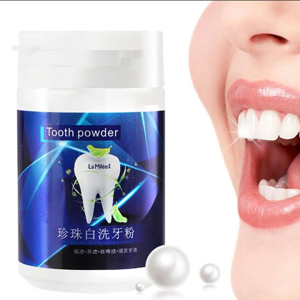 

50% Hot Sale 50g Teeth Cleaning Physical Whitening Powder Stains Removal Dental Oral Care