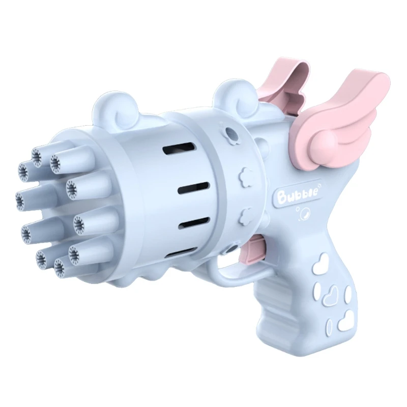 

C5AA Automatic Bubble Toys Bubble Blower Bubble Blowing Gun Bath Fun Toys Electric Bubble Toys for Toddlers Kids Ages 3+