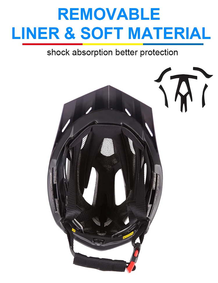 

Children's bike helmet full face mtb Cycling safety sports mountain helmet for kids Removable Integrat Shockproof bicycle helmet