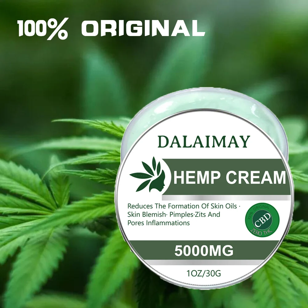 

5000mg Hemp Extract ingredient Making CBD Cream balm 30gram effective for anti-inflammation relief pain and relax body skin care