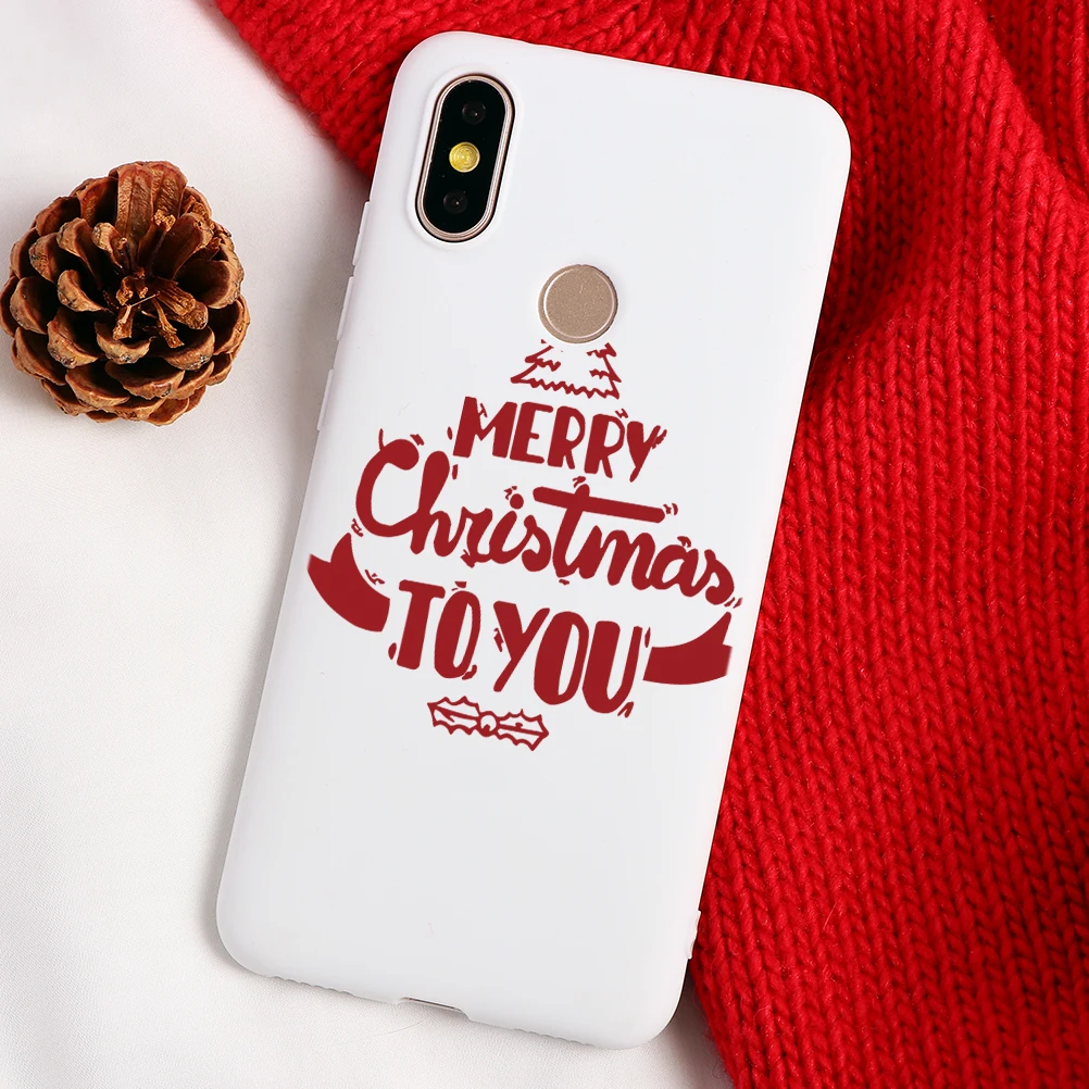 Веселый Рождественский олень мягкие чехлы из ТПУ для Xiaomi Redmi K20 CC9e Примечание 4X5 5A, 7, 6, 8, 9, SE Pro A2 Lite A1 6X 5A 6 6A плюс S2 7A чехол