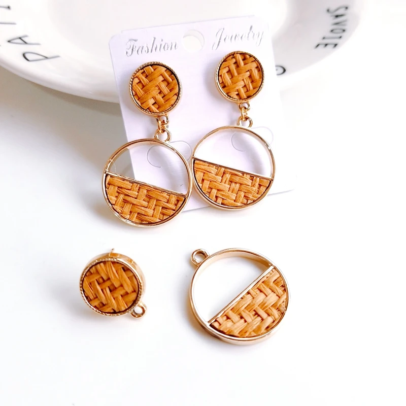 6 шт./упаковка серьги из бамбукового сплава | Украшения и аксессуары