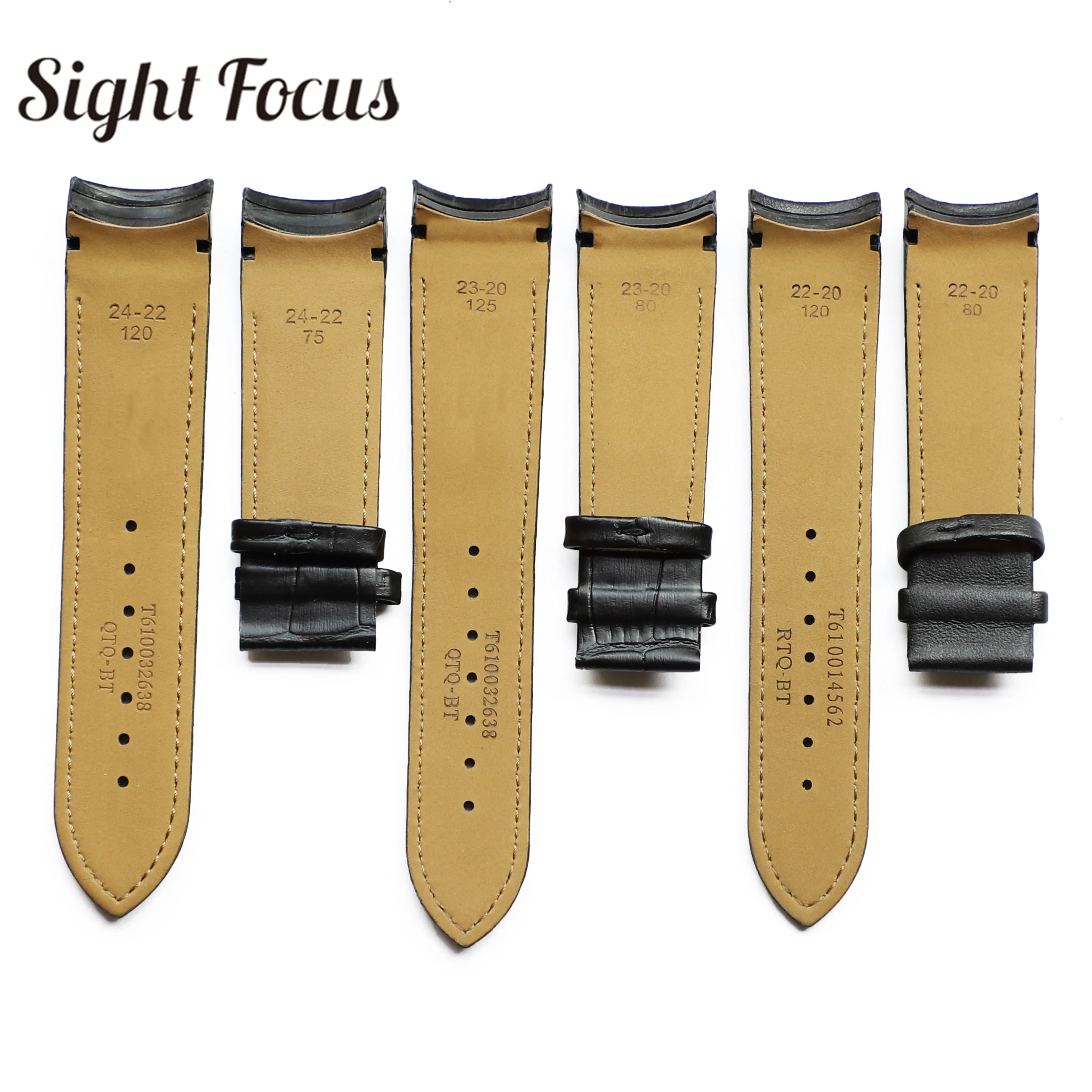 Original Calfskin Leather Men Watchband 1853 for Tissot Watch Strap T035410A 407A Couturier 22 23 24mm Watch Bands Belt Bracelet