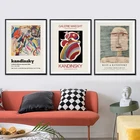 Постер Wassily Kandinsky, винтажный постер 60-х годов, галерея бергрюен, выставочный музей, холст, абстрактная живопись, Настенная картина, Декор