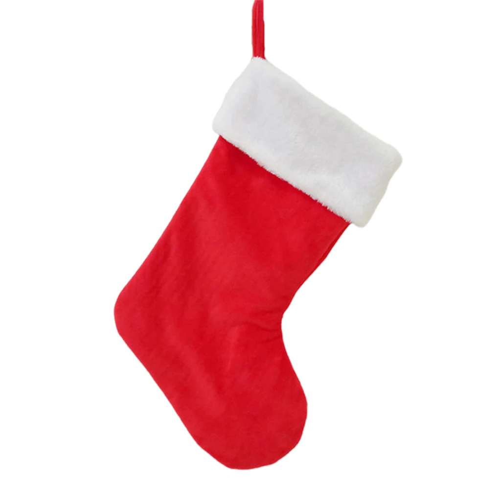 

Рождественские носки вечерние украшения бархат Рождественский чулок для проведения подарок Санта Клаус конфеты подарочные сумки