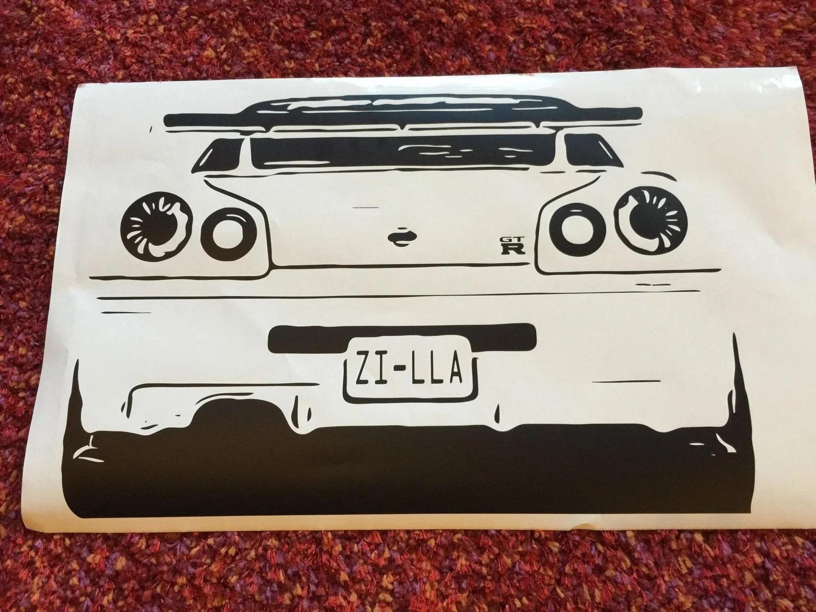 Для R34 GTR Nissan Skyline Nismo Epic настенная виниловая наклейка различных размеров|Наклейки