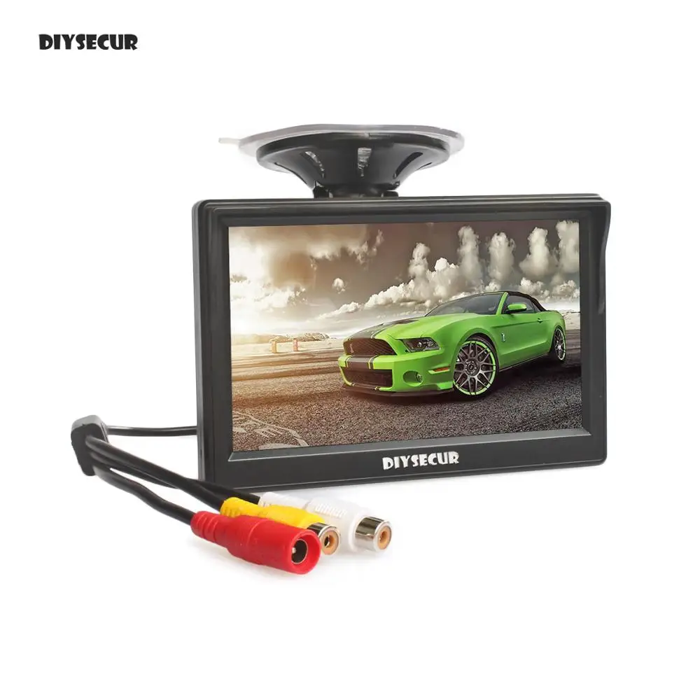 ЖК дисплей DIYSECUR 5 &quotс присоской и бесплатным кронштейном|Мониторы для авто| |