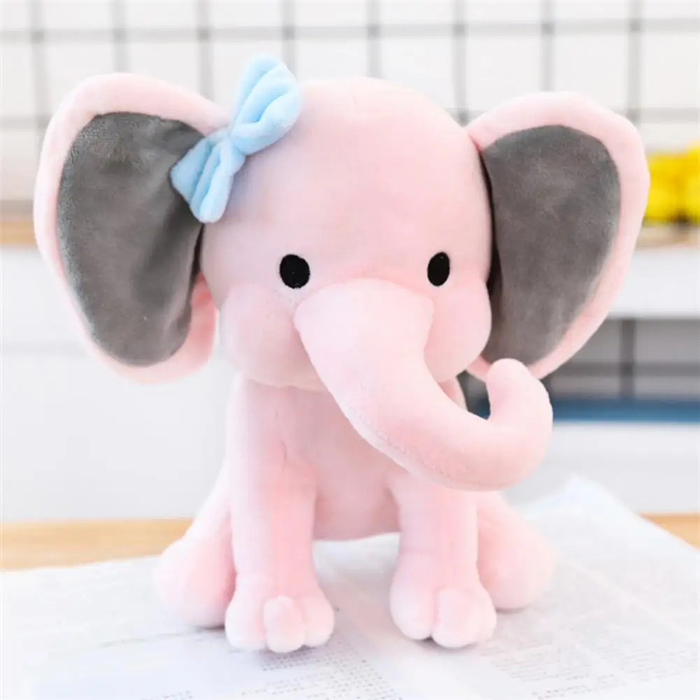 Милый мультяшный слон с длинным носом плюшевая кукла детская игрушка для сна
