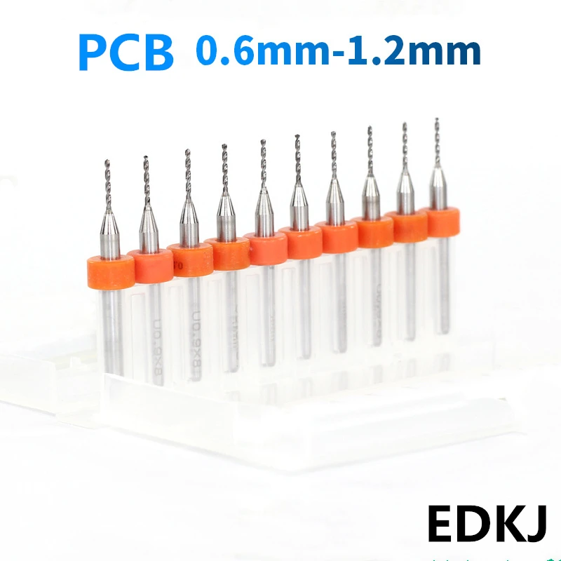 10 шт./компл. 0 6 мм 1 2 бит для печатной платы из твердого сплава печатная плата