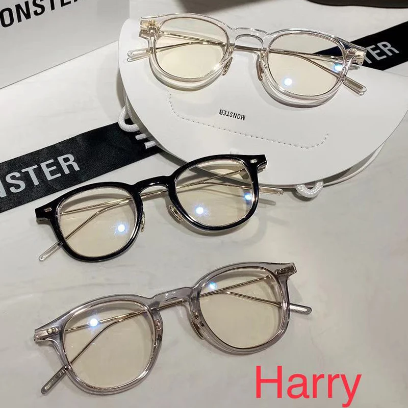 

New 2021 Korea Brand Fashio GM Roud Optical Glasses Frames Gentle Designer Luxurious HARRY Vintage Myopia Eyeglasses Frames